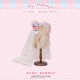 Mademoiselle Pearl Sanrio My Melody Rose Themed Apron Top Skirt Set JSKs and OPs(Reservation/Full Payment Without Shipping)